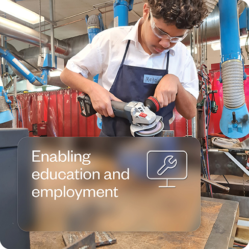 Goodman Foundation enabling education and employment